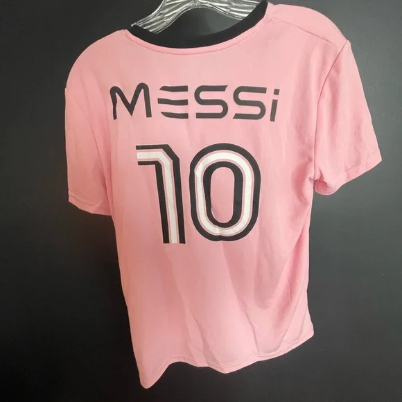 Pink Messi Graphic T-Shirt - Picture 2 of 3